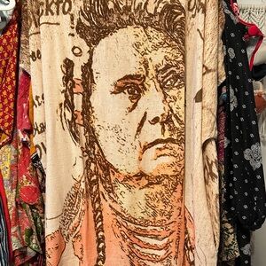 I Love Linen Native American maxi dress